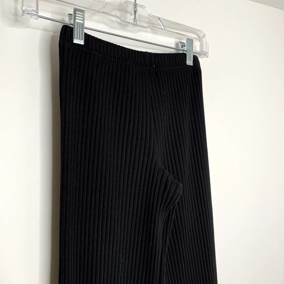 John Elliot Ginza Rib Cropped Pant Womens Black Size 0 USA Made - Picture 7 of 16